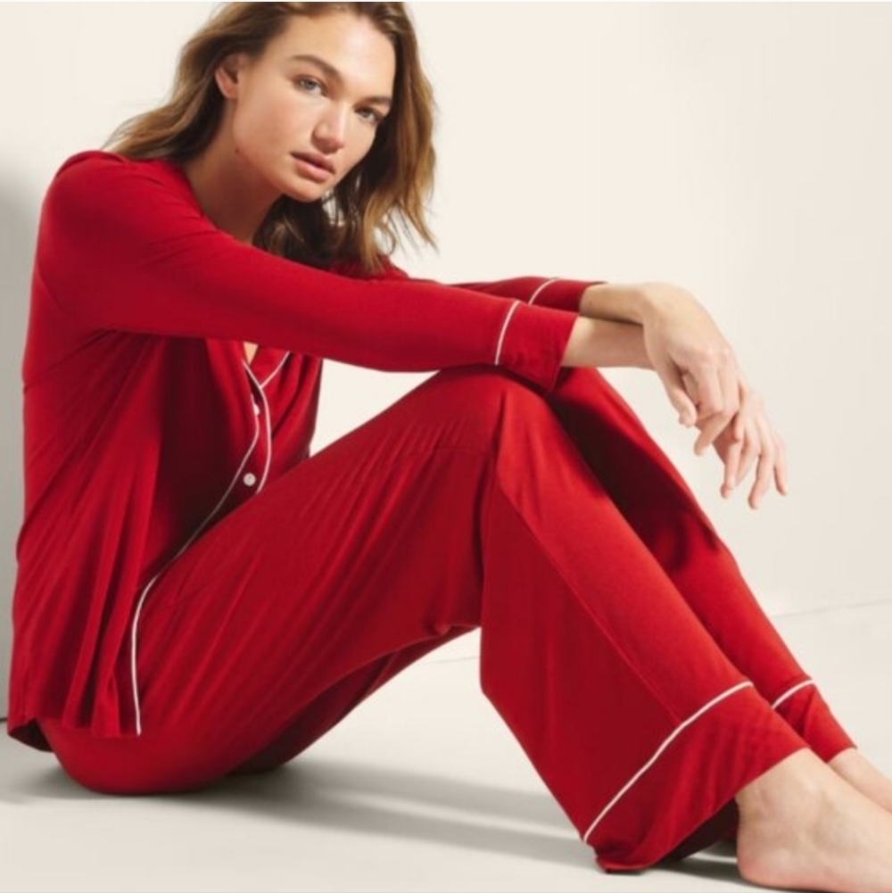 Soma Cool Nights Pajama Set - Paint the Town Red